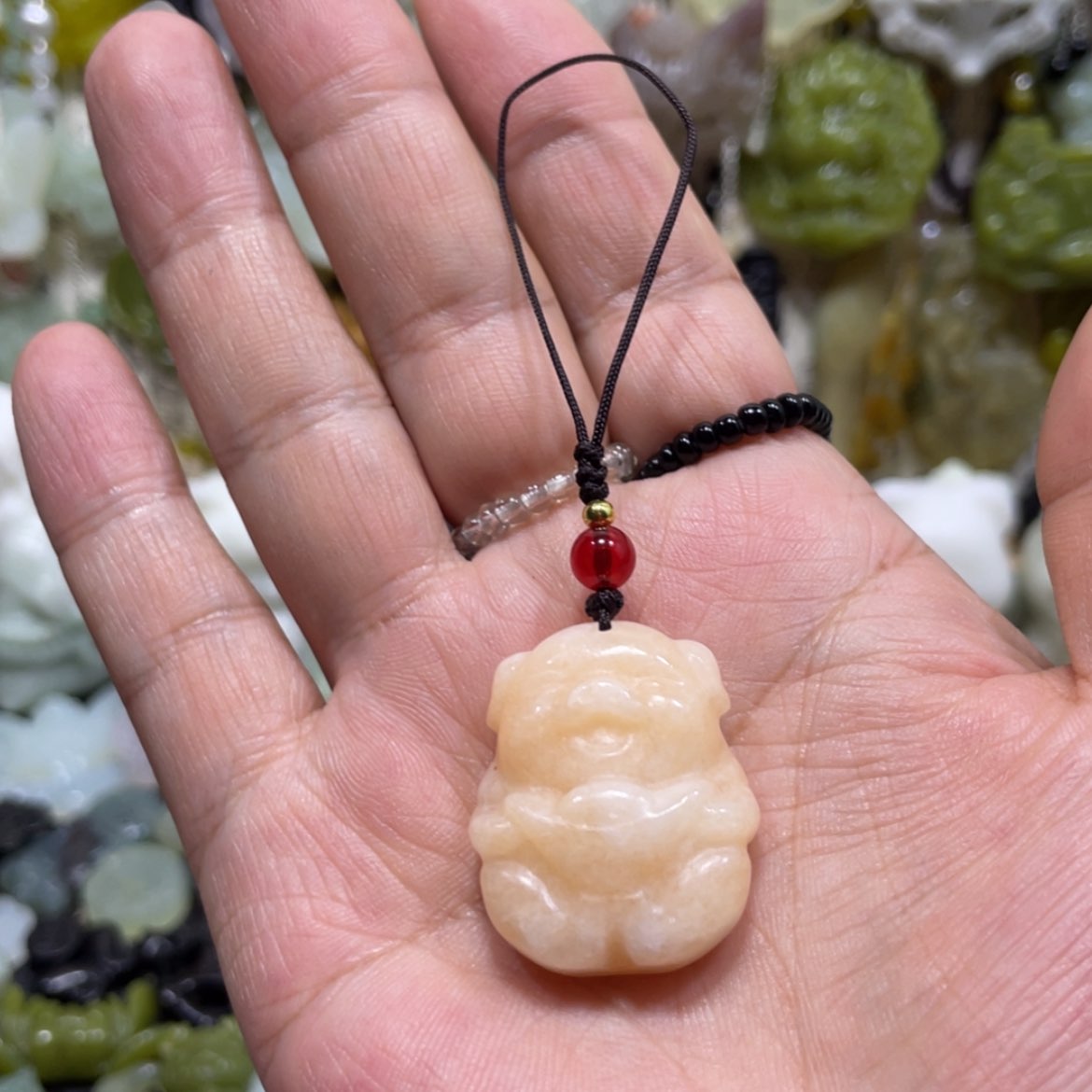 【闪购商品】岫玉颈饰未镶嵌39吊坠