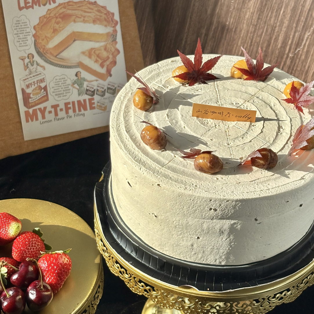 山谷首尔切块伯爵红茶栗子蛋糕