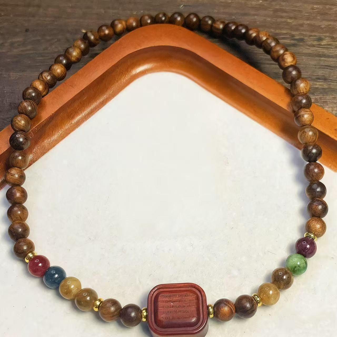 S0761-黑花梨双圈-无礼盒