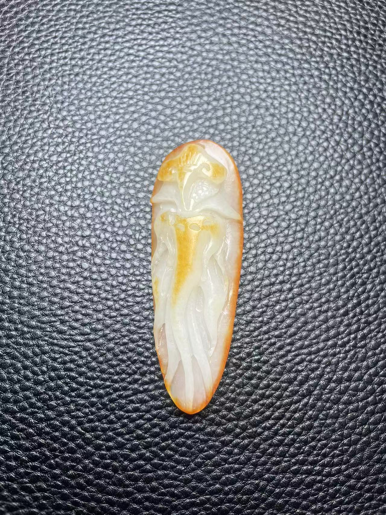 和田玉人参如意1