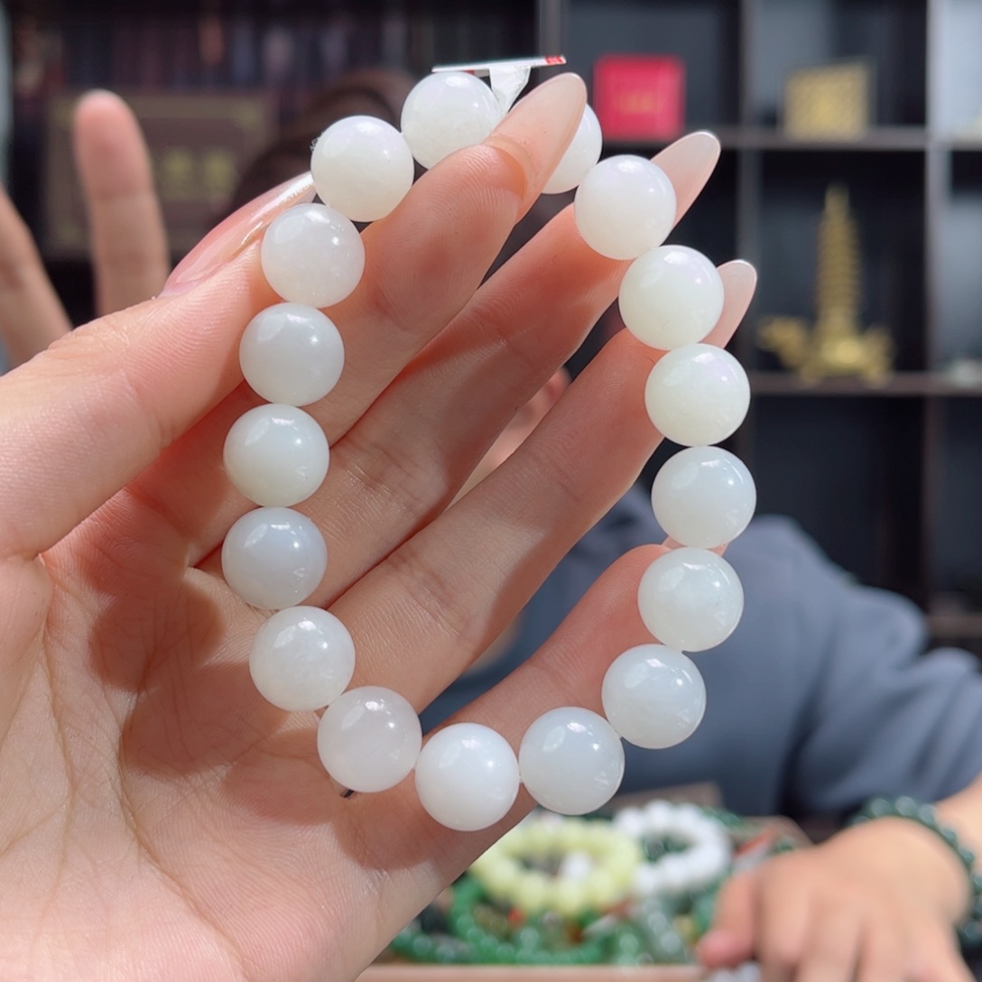 【闪购商品】和田玉手串未镶嵌13年且末天泰12 多样性拍一发一