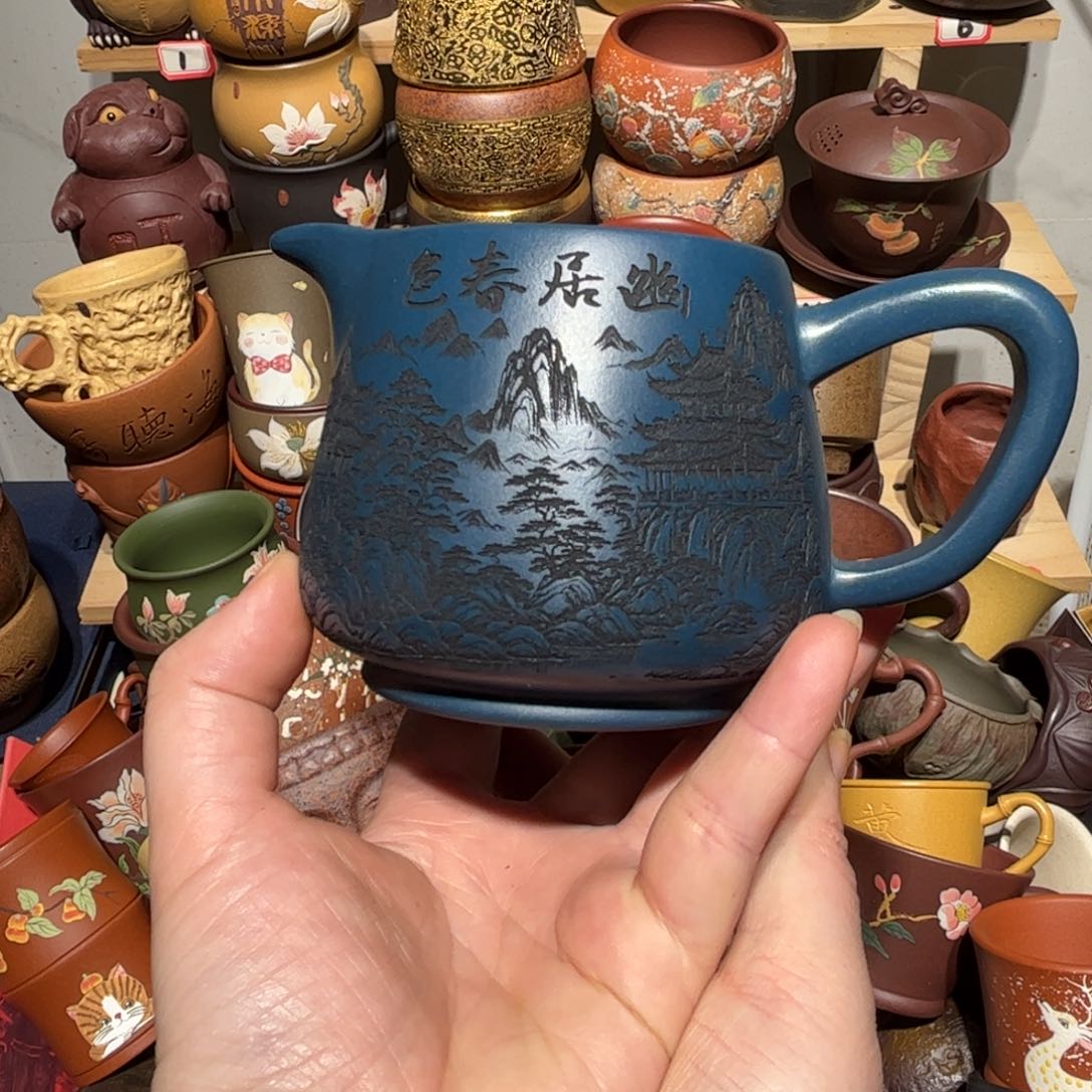 紫砂茶杯宜兴紫砂主人杯