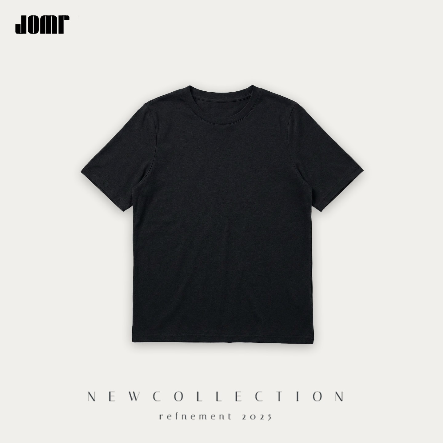 Jomr【主理人私服】夏季新款简约宽松中长款短袖T恤纯色上衣女t恤