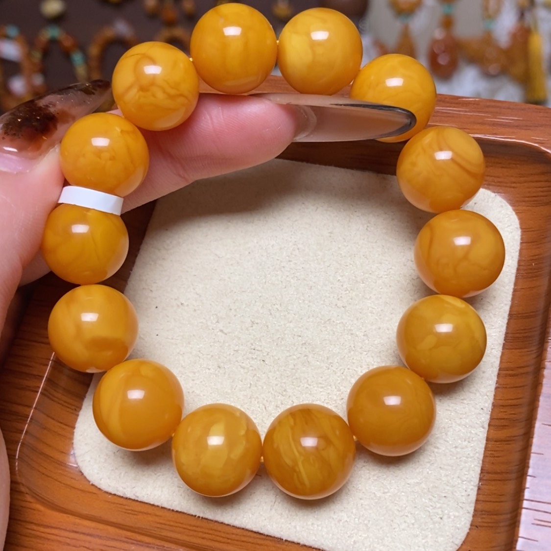 【闪购商品】蜜蜡颈饰未镶嵌手串