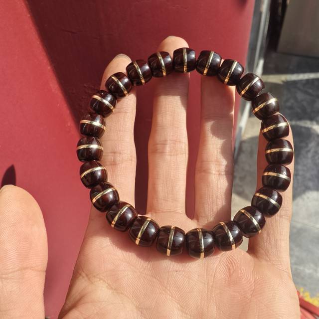 【阿钰推荐】LY47243-紫金鼠腰带直切手串-9+mm-9+mm