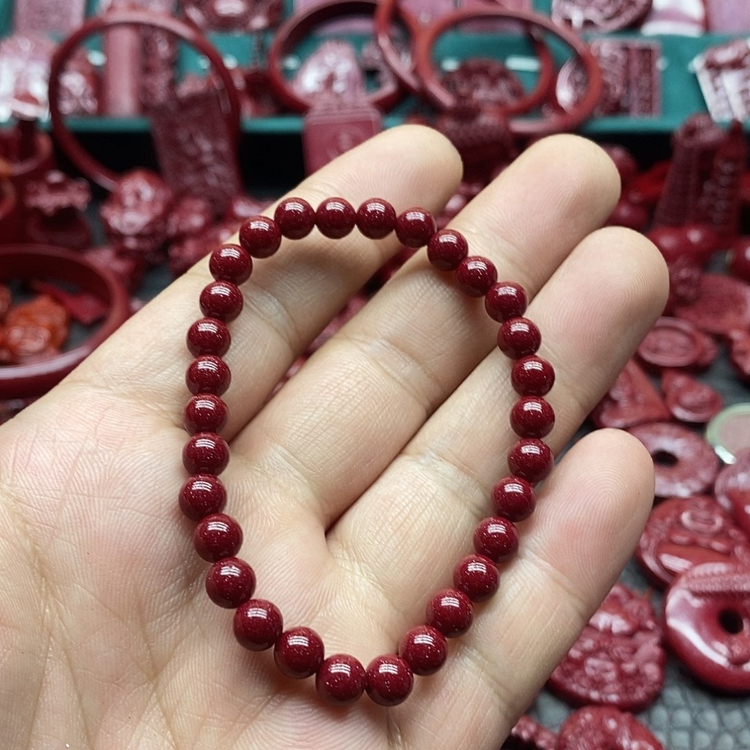 天然辰砂朱砂手串