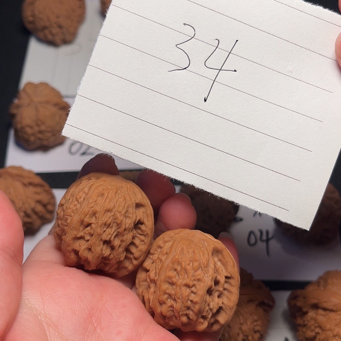 文玩核桃吊坠全品磨盘37尺34号