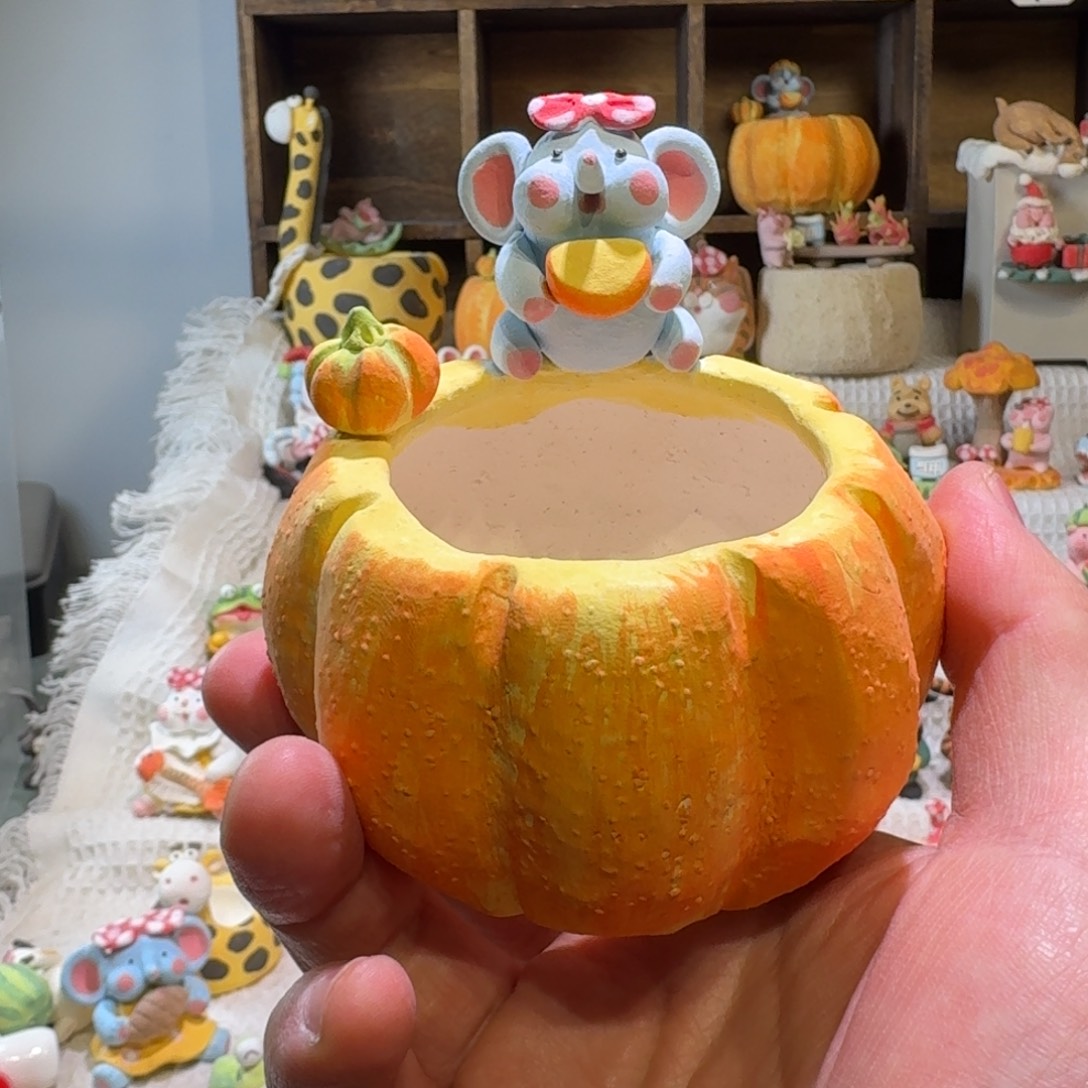 柏***店厂家直销手工花盆摆件