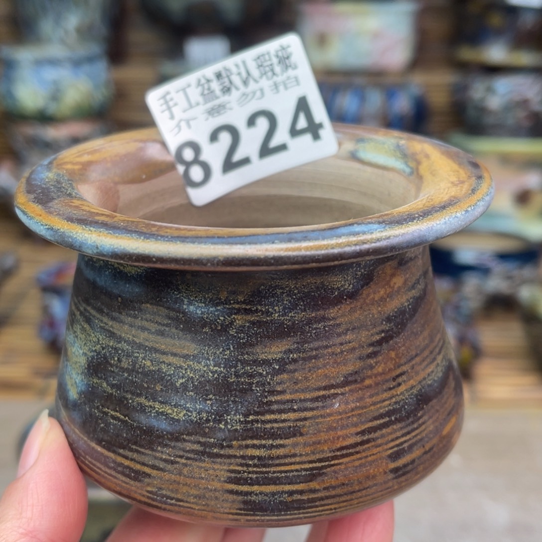 手工花盆默认瑕疵完美者勿拍