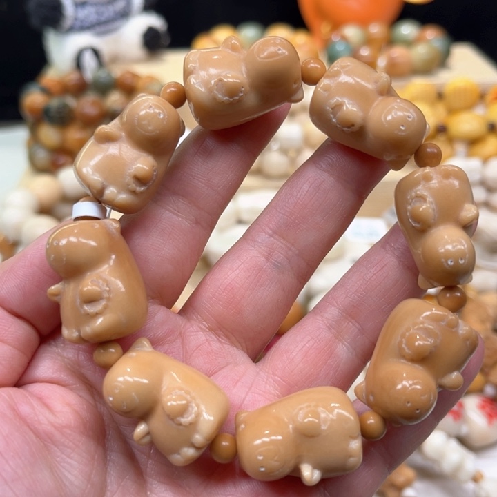 菩提根/象牙果手串1-13-111象牙果卡皮吧啦全品