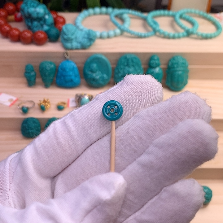 绿松石珠宝半成品未镶嵌