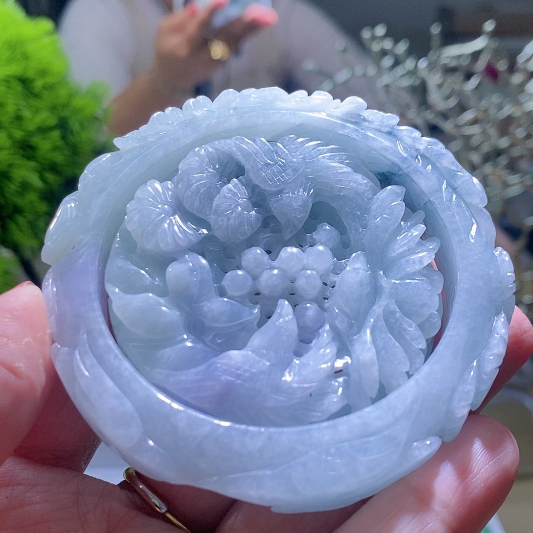 【闪购商品】翡翠颈饰未镶嵌58圈