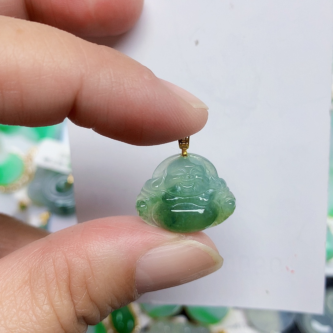 翡翠未镶嵌颈饰34446788