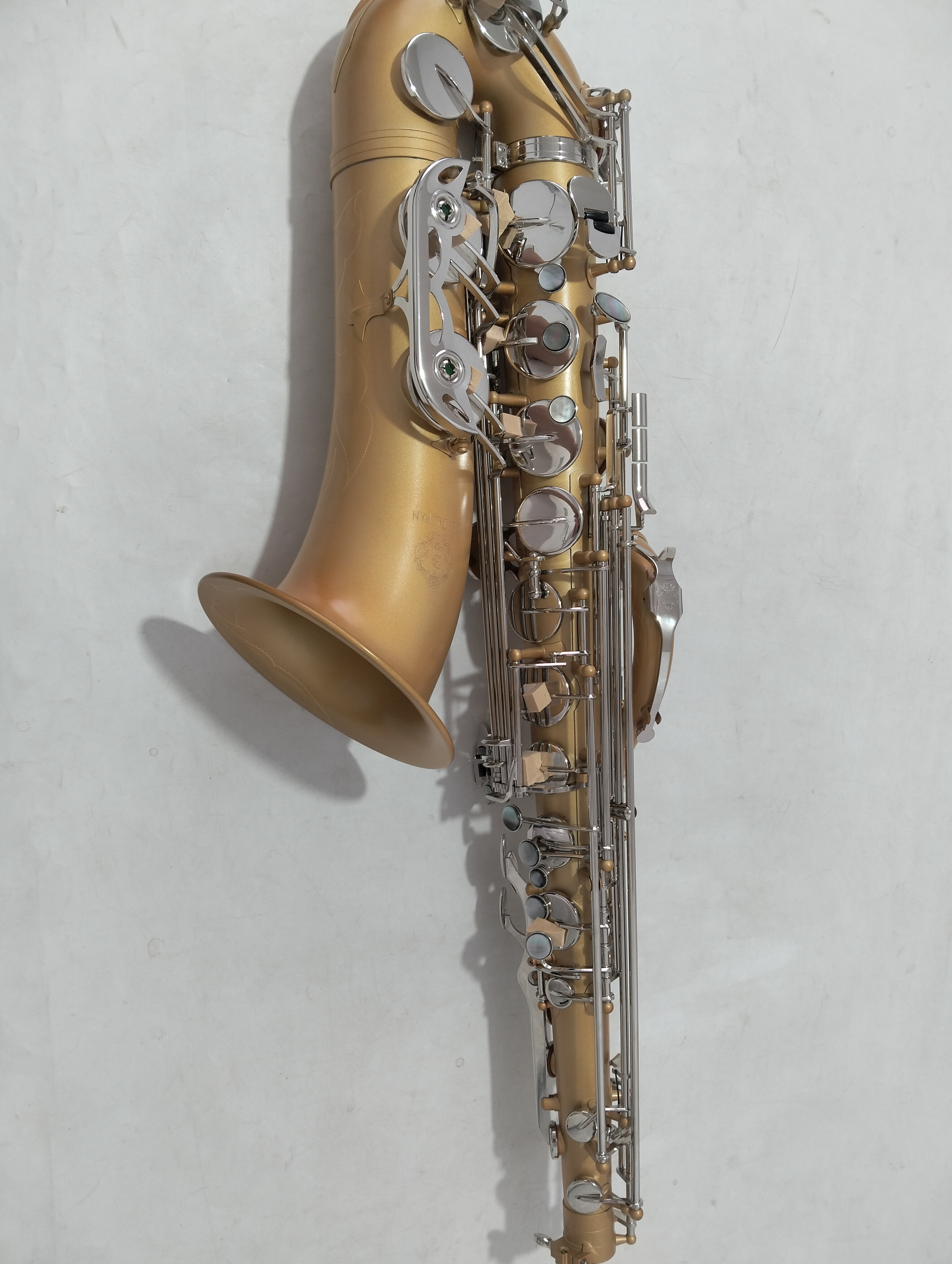 精品演奏级台湾外贸麻镍金次中音萨克斯