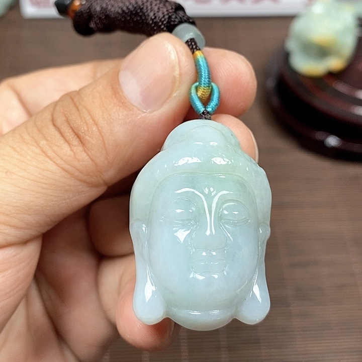 颈饰未镶嵌翡翠天然翡翠玉A货配证书