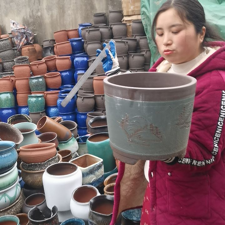 红陶口26高22瑕疵