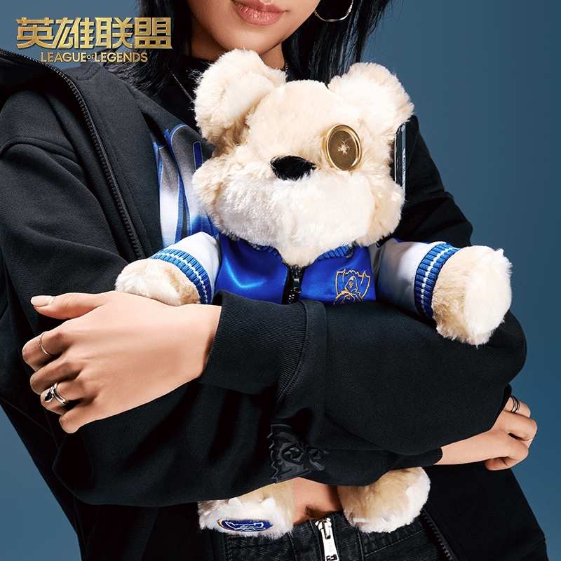LOL 2025英雄联盟总决赛周边 提伯斯毛绒玩偶收藏摆件游戏周边