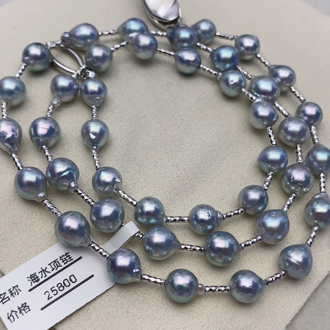 【闪购商品】海水珍珠未镶嵌毛衣链60cm