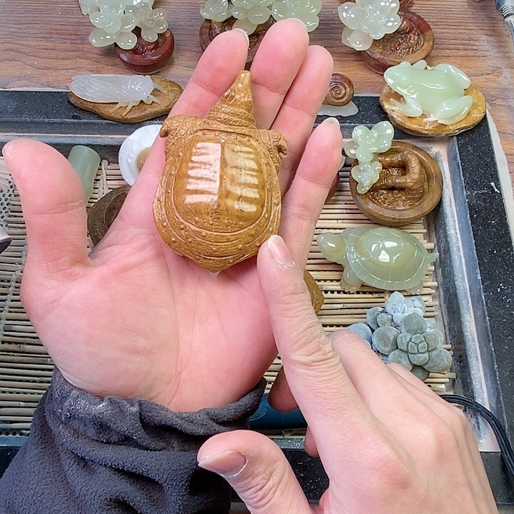 【闪购商品】砖雕微**炬天然一体雕刻
