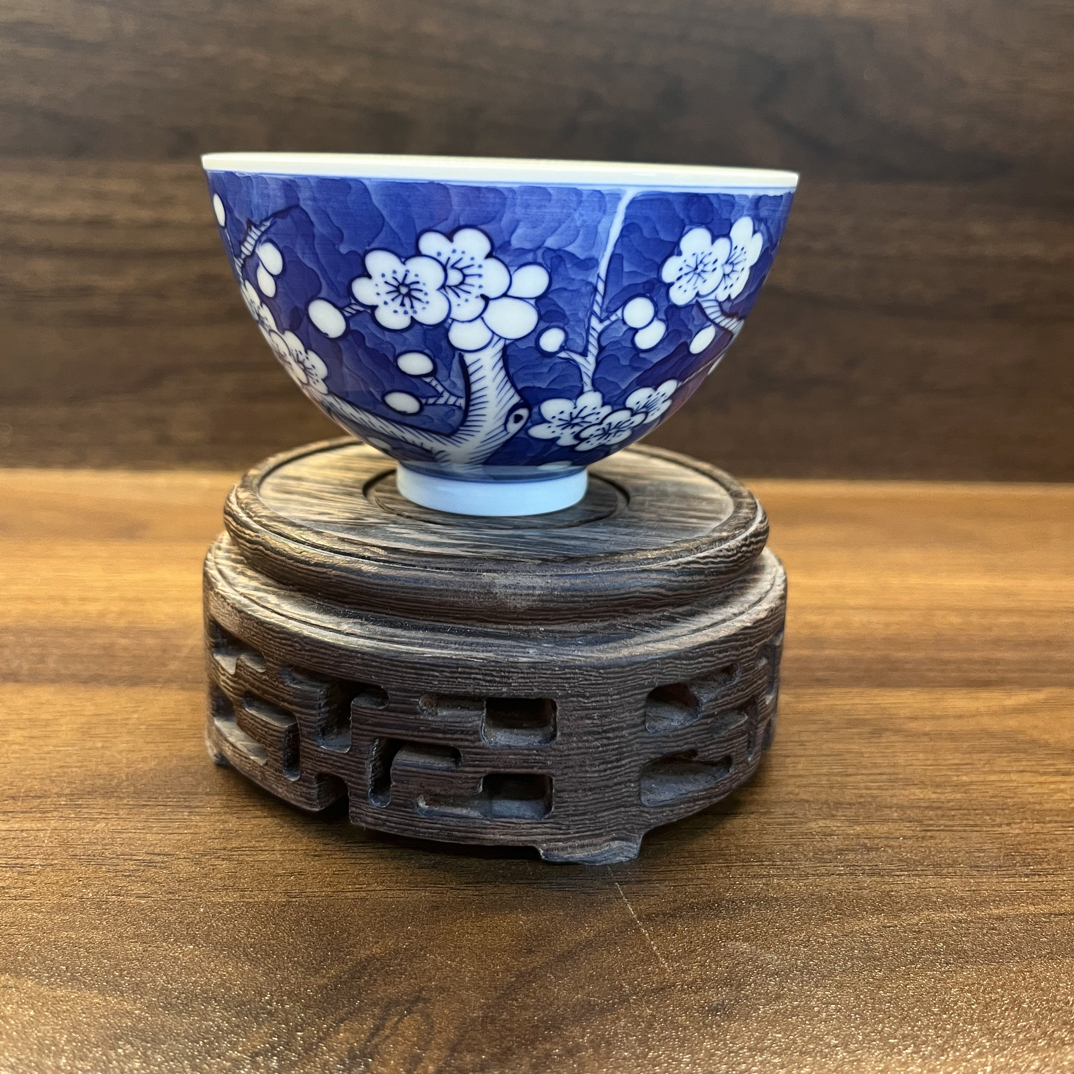 景德镇全手工手绘陶瓷冰梅主人杯 高档陶瓷茶具 主人杯