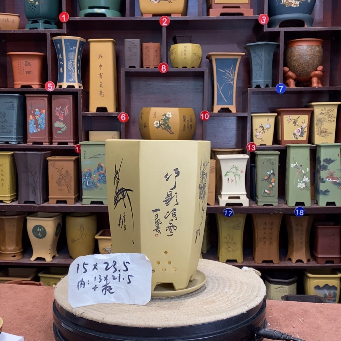 紫砂花盆紫砂花盆