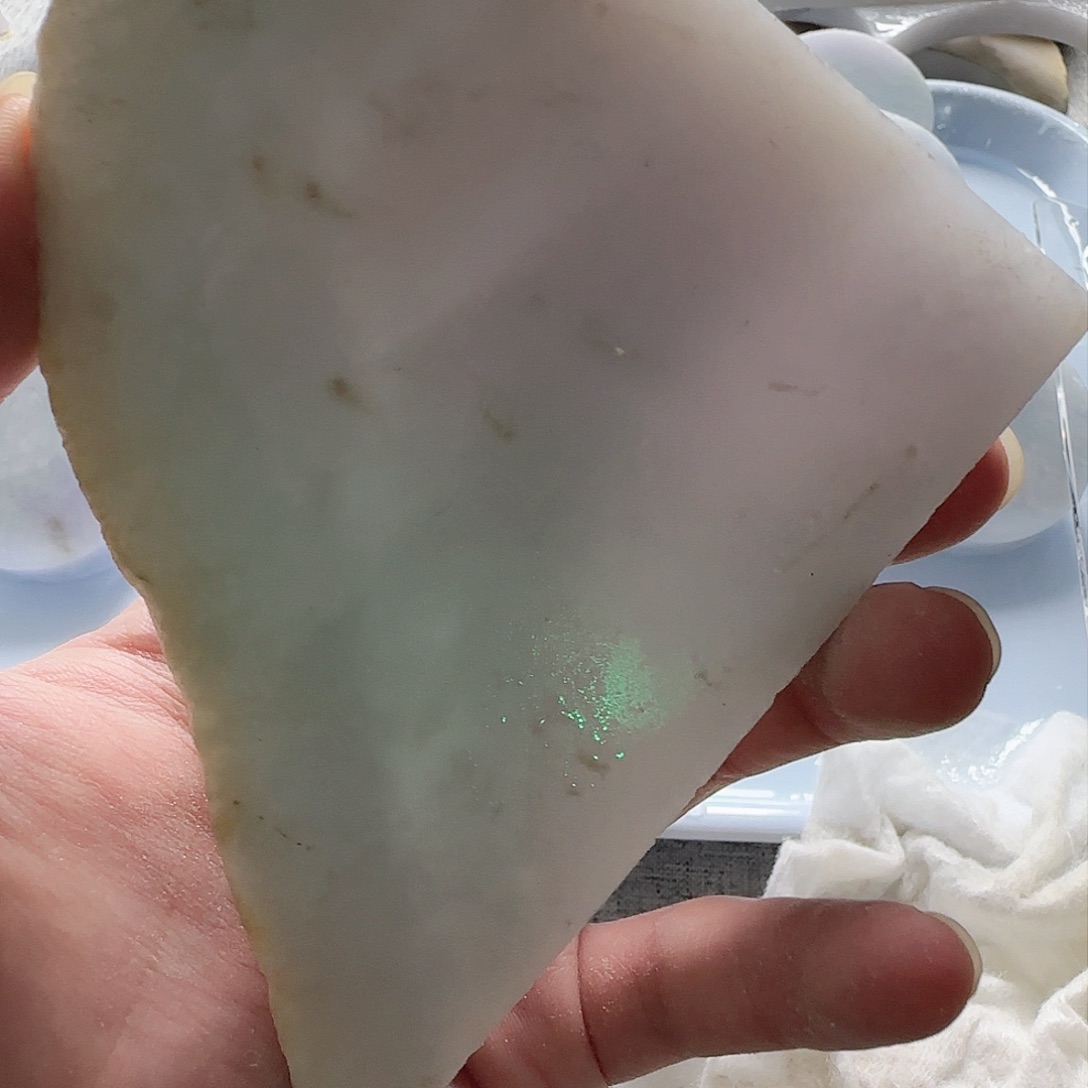 翡翠裸石翡翠A货边角料