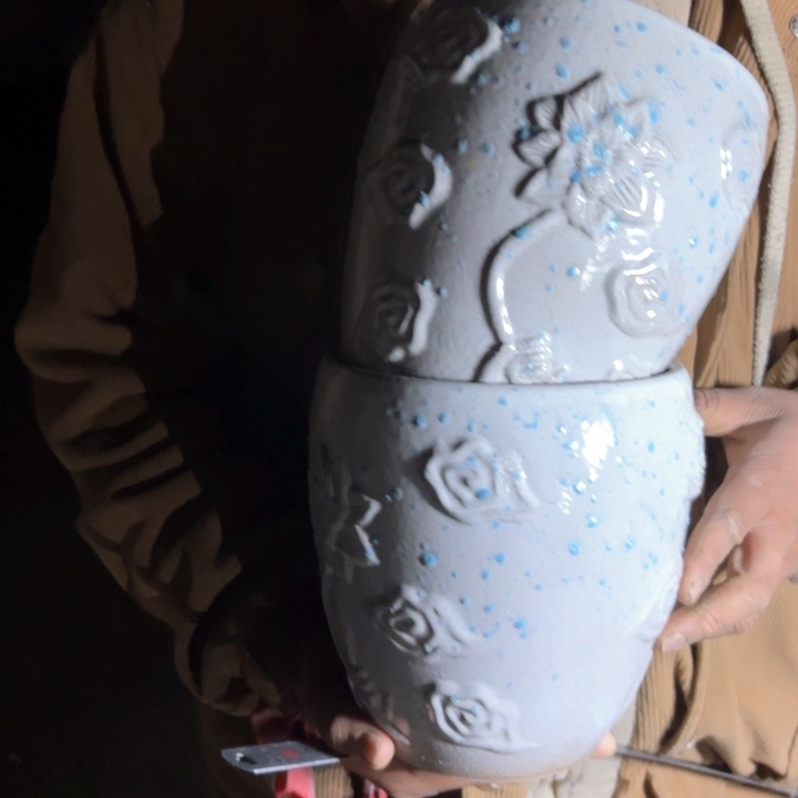 红陶口径 高度 花盆 16 18