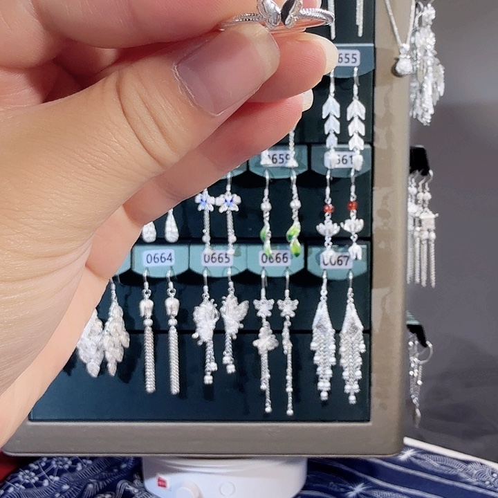 无足银足银戒指款式