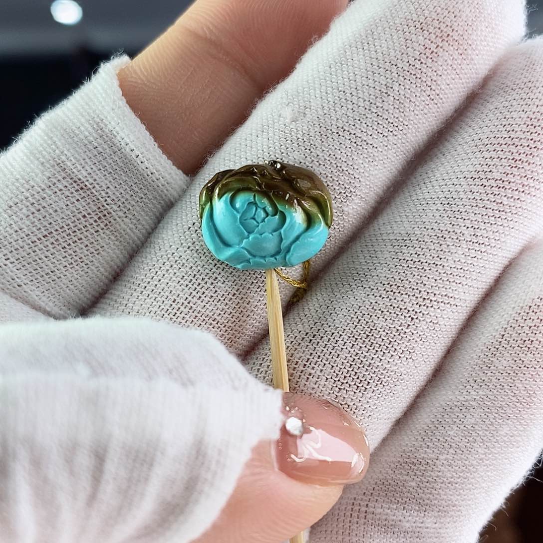 绿松石珠宝奇石未镶嵌