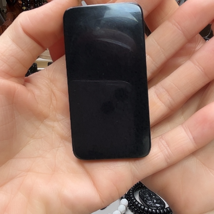 浮***华和田玉（墨玉）未镶嵌颈饰471钢板