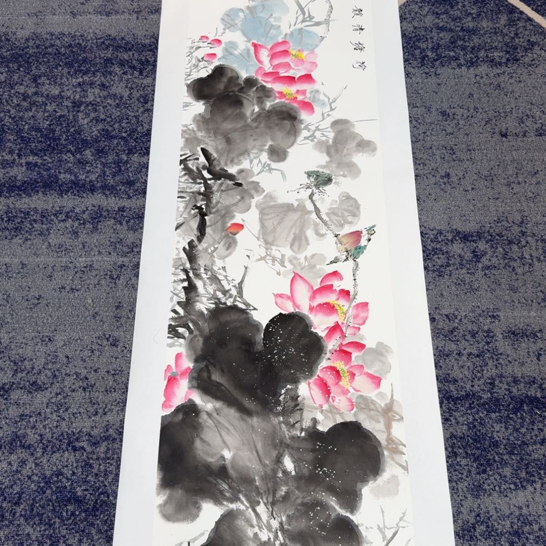 国画国画作品山水花鸟