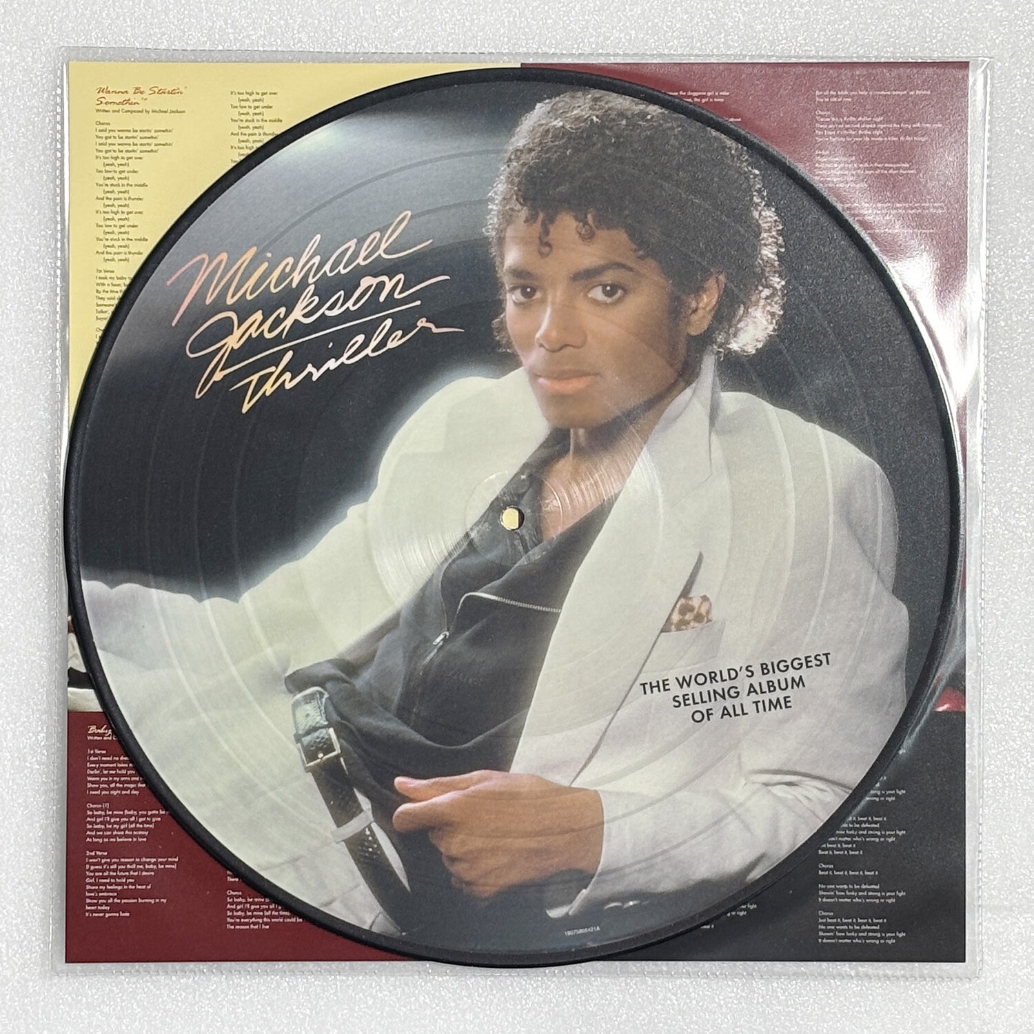 迈克尔杰克逊专辑 MICHAEL JACKSON THRILLER 黑胶唱片 12寸碟片