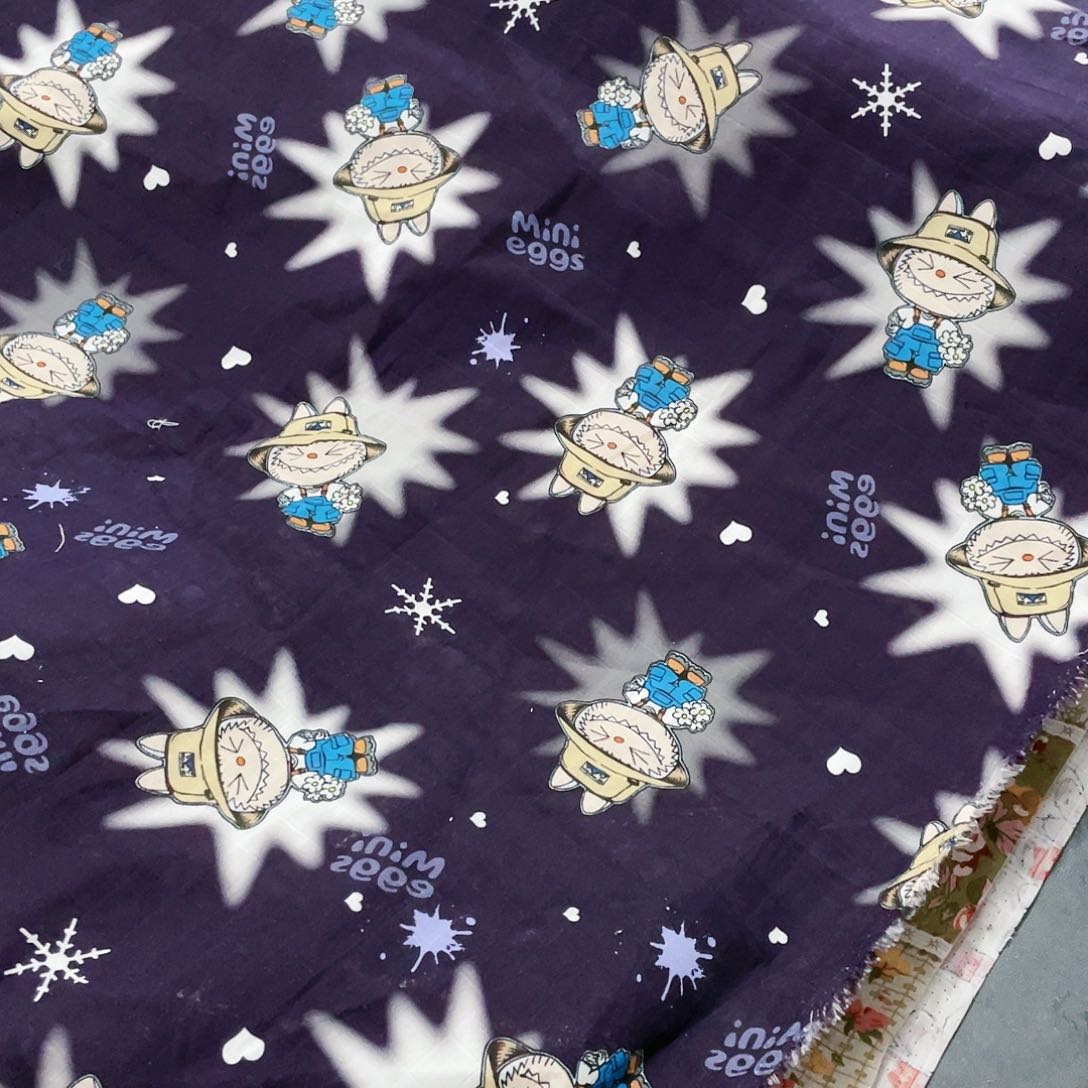 一米价纯棉双层纱1.4米宽果子布地卷