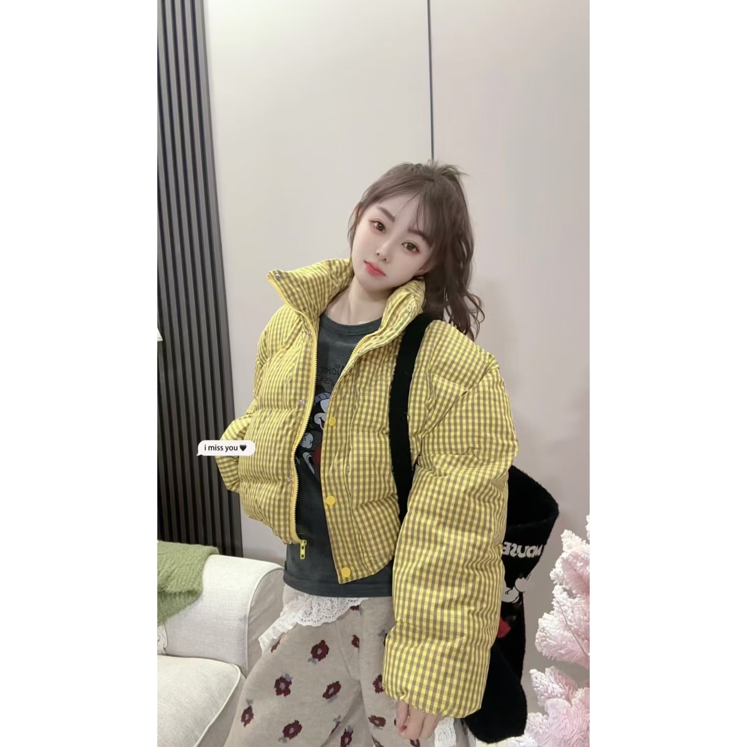 韩国INS时尚格子外套（不可机洗）