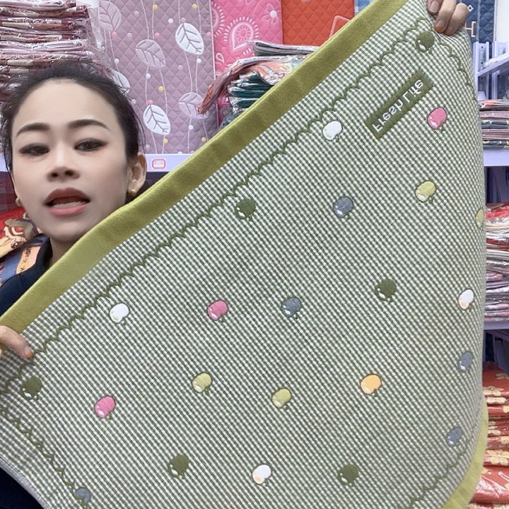 棉绿色平安果纯棉