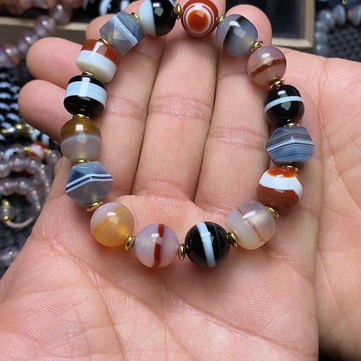 玛瑙/玉髓未镶嵌手链