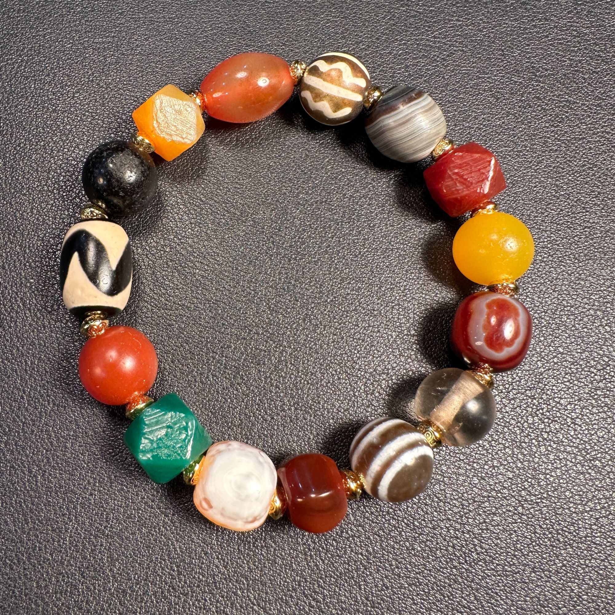  19世纪多宝玛瑙 手串 333-857