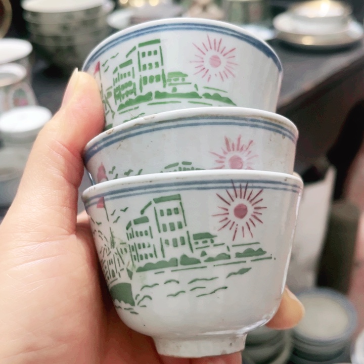 家用日常精美陶瓷三个一起走50