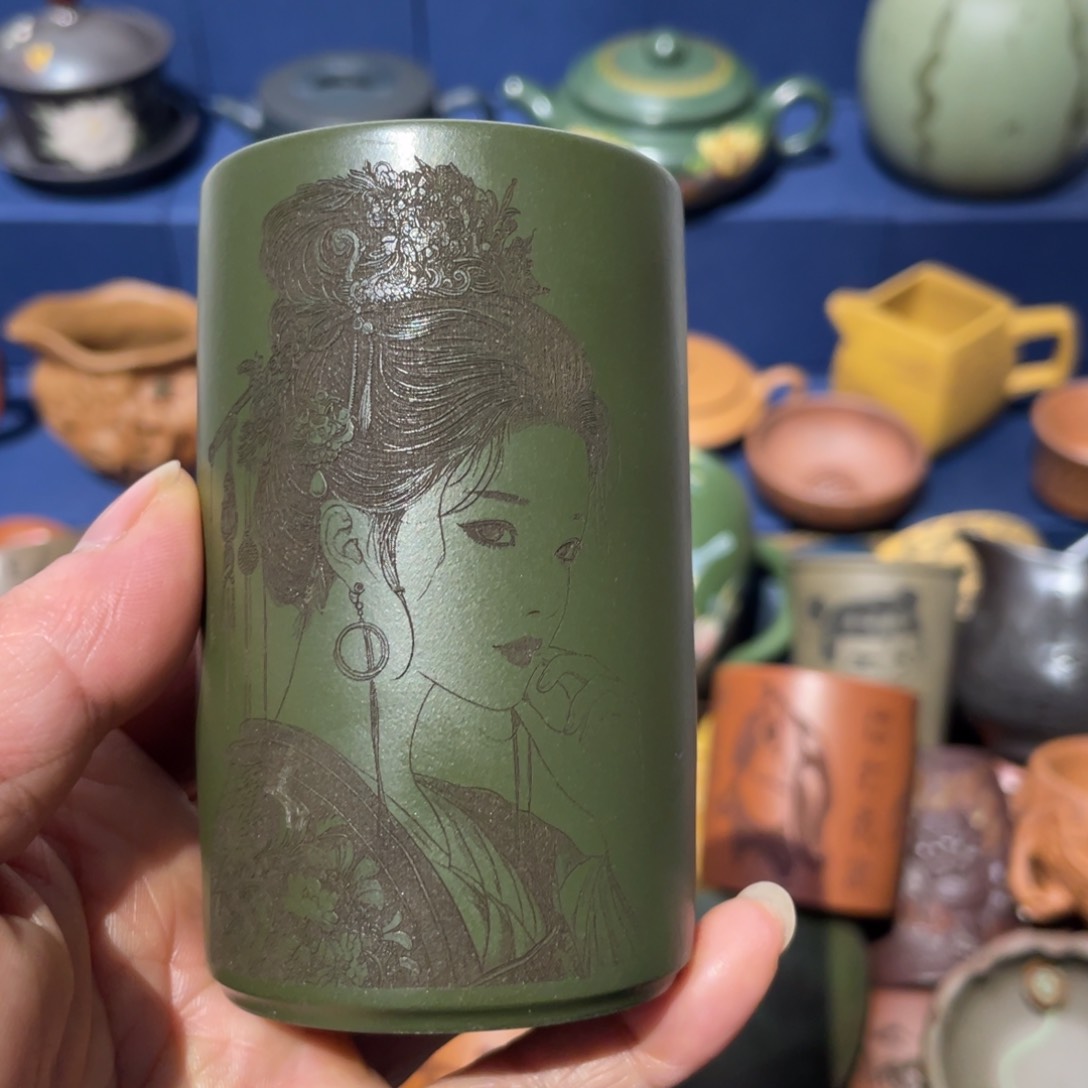 原矿紫砂手工主人杯