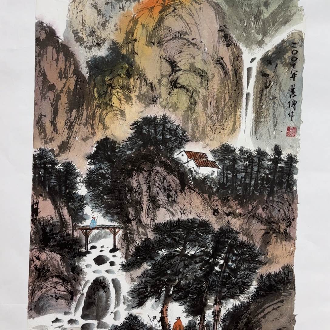 国画善传老师国画精品