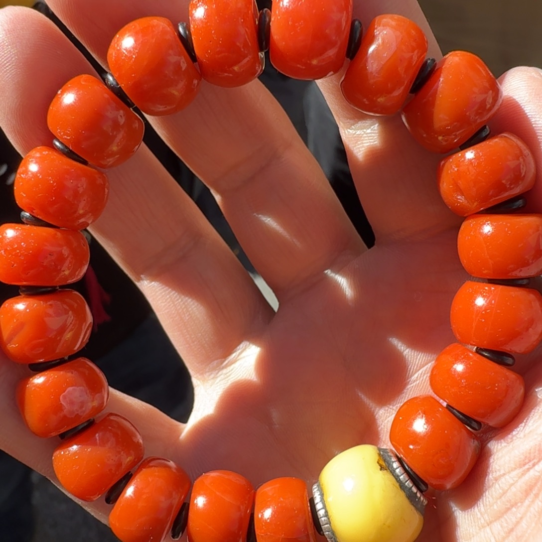 南红玛瑙未镶嵌颈饰