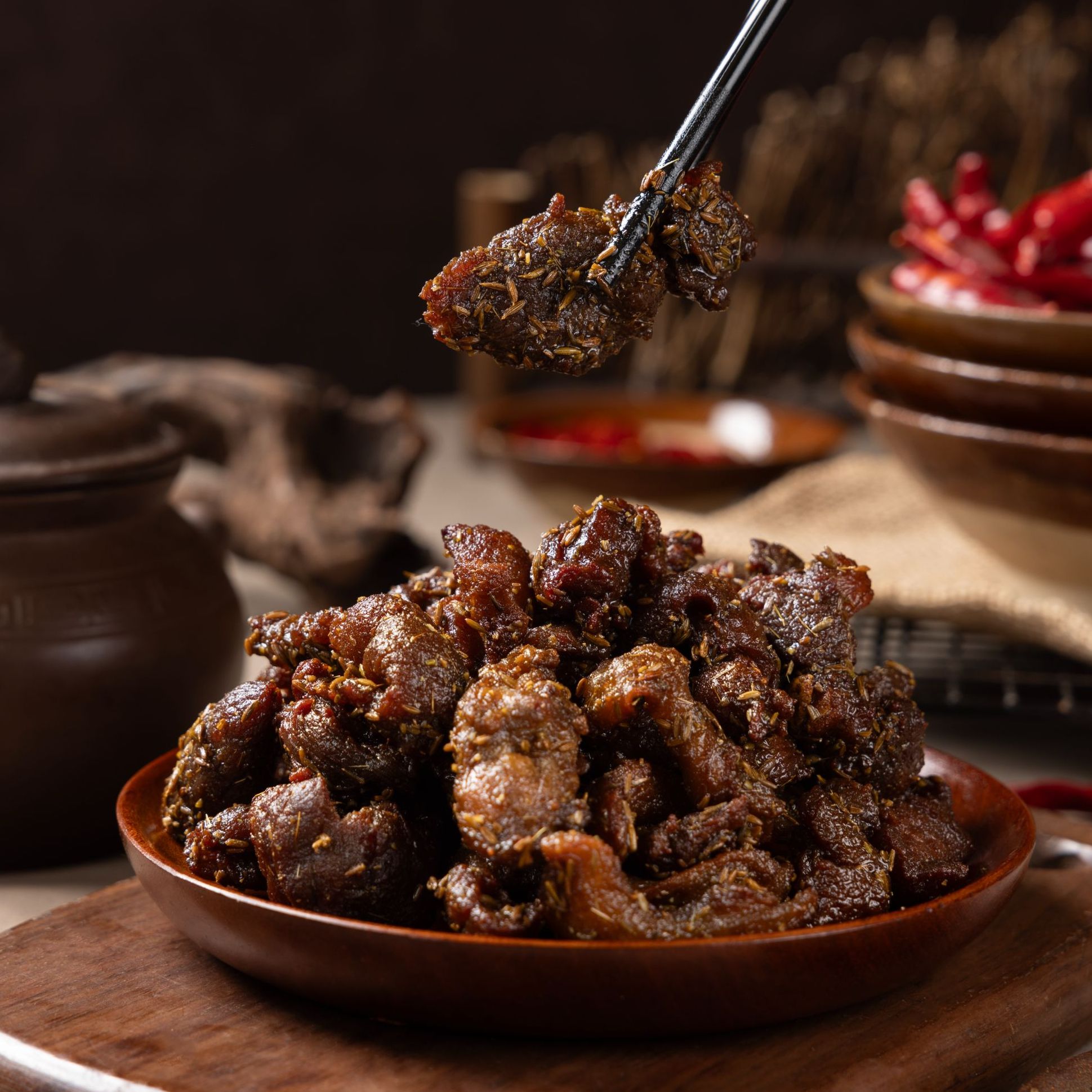 【现拍现装】风干牛肉筋休闲零食下酒菜肥瘦相间草原美食追剧神器