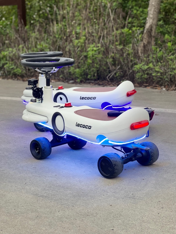 电动扭扭车遛娃神器亲子扭扭车娱乐款儿童成人皆可使用（105云轮）