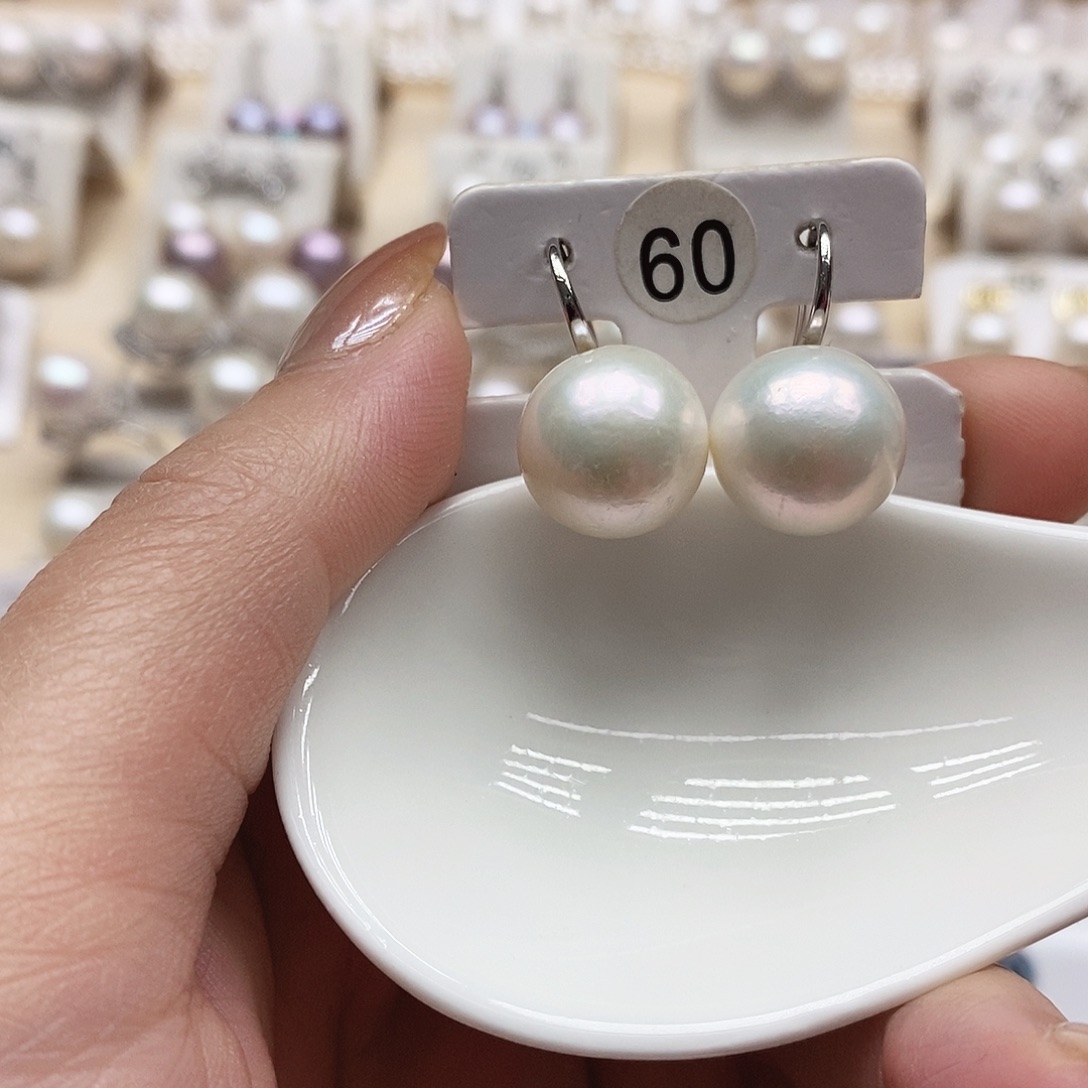 颈饰淡水珍珠银S925镶嵌