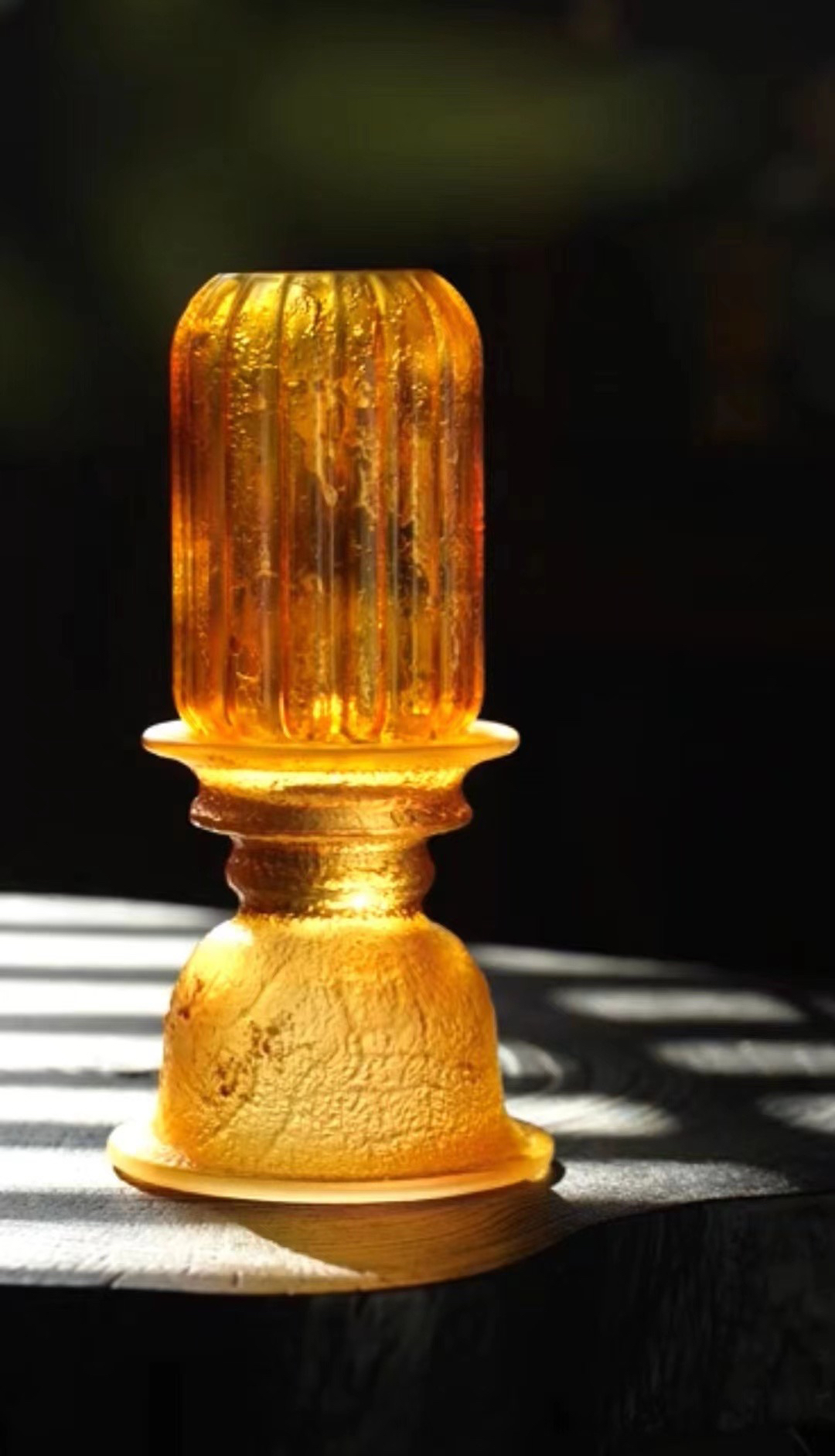 心缘堂皓月当空烛台金色