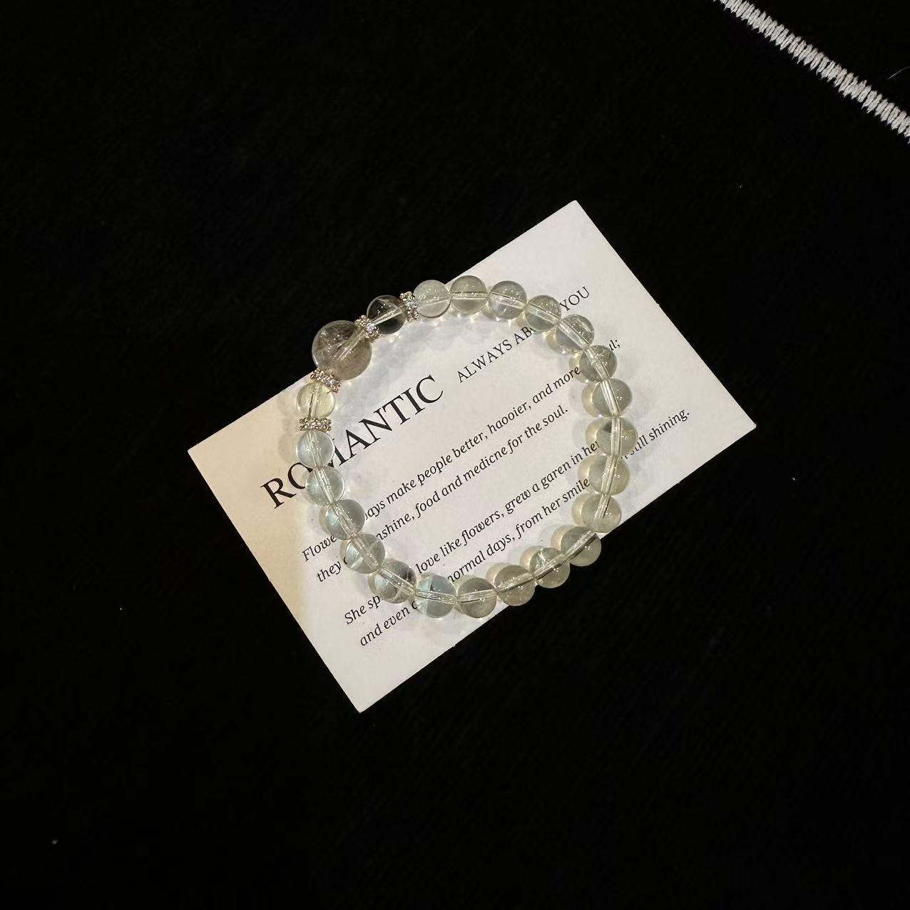 「YIMIMI」天然水晶 7mm黄水晶手链x3597 多样性发货