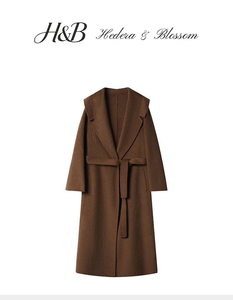  韩系宽松大衣 长款剪裁 通勤显气质！