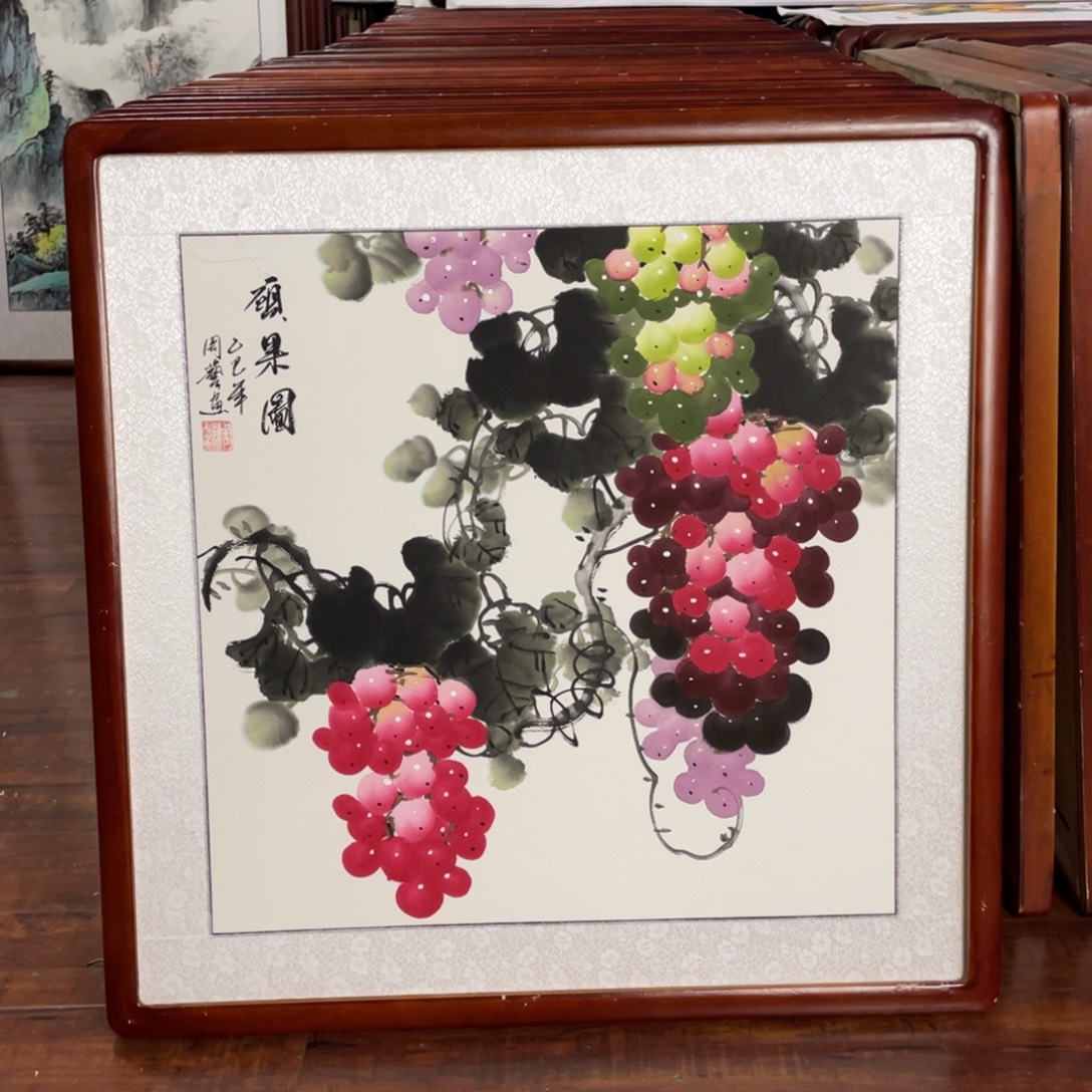 国画带框尺寸63*63厘米