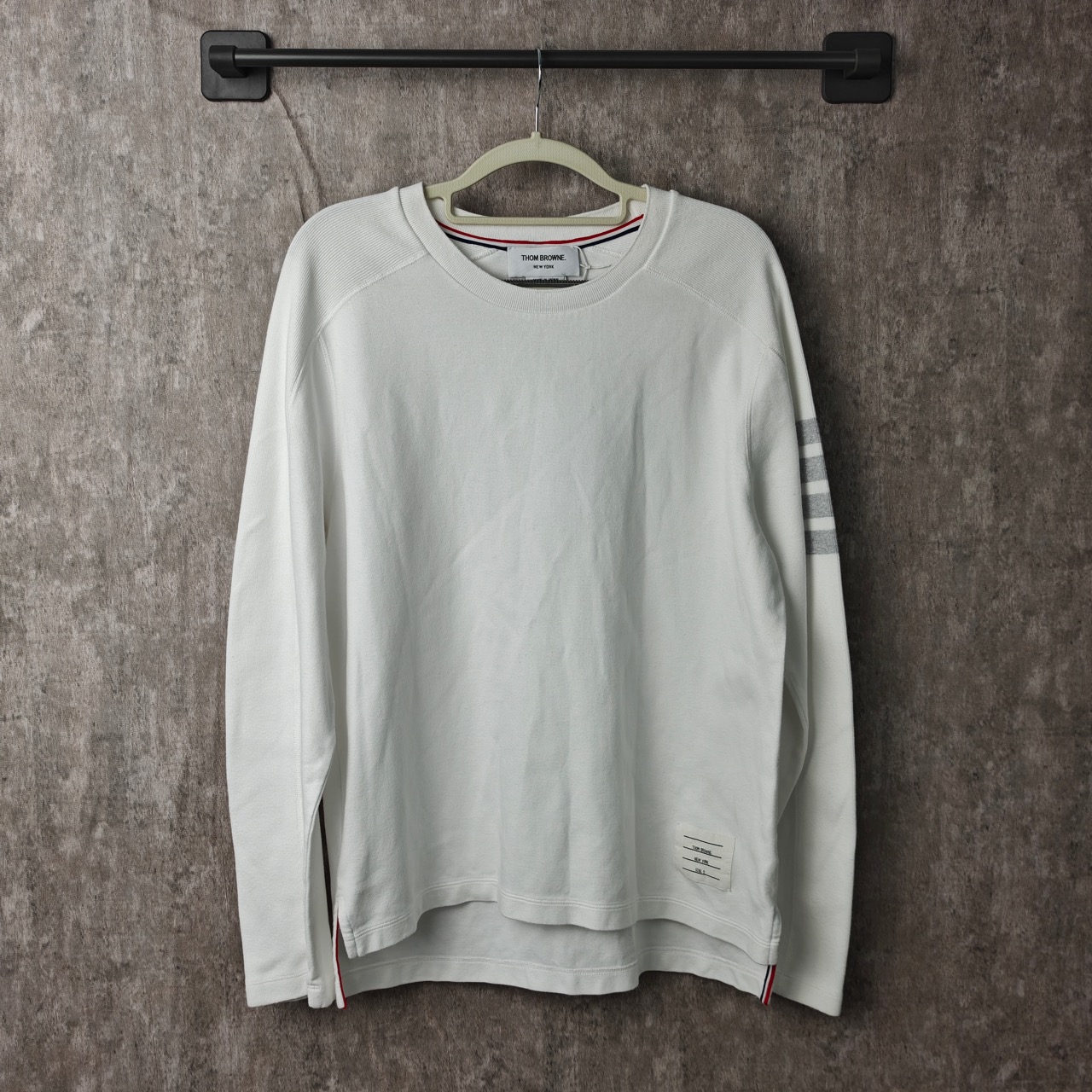 99新 THOMBROWNE 灰色四条杠长袖2码胸围100衣长71