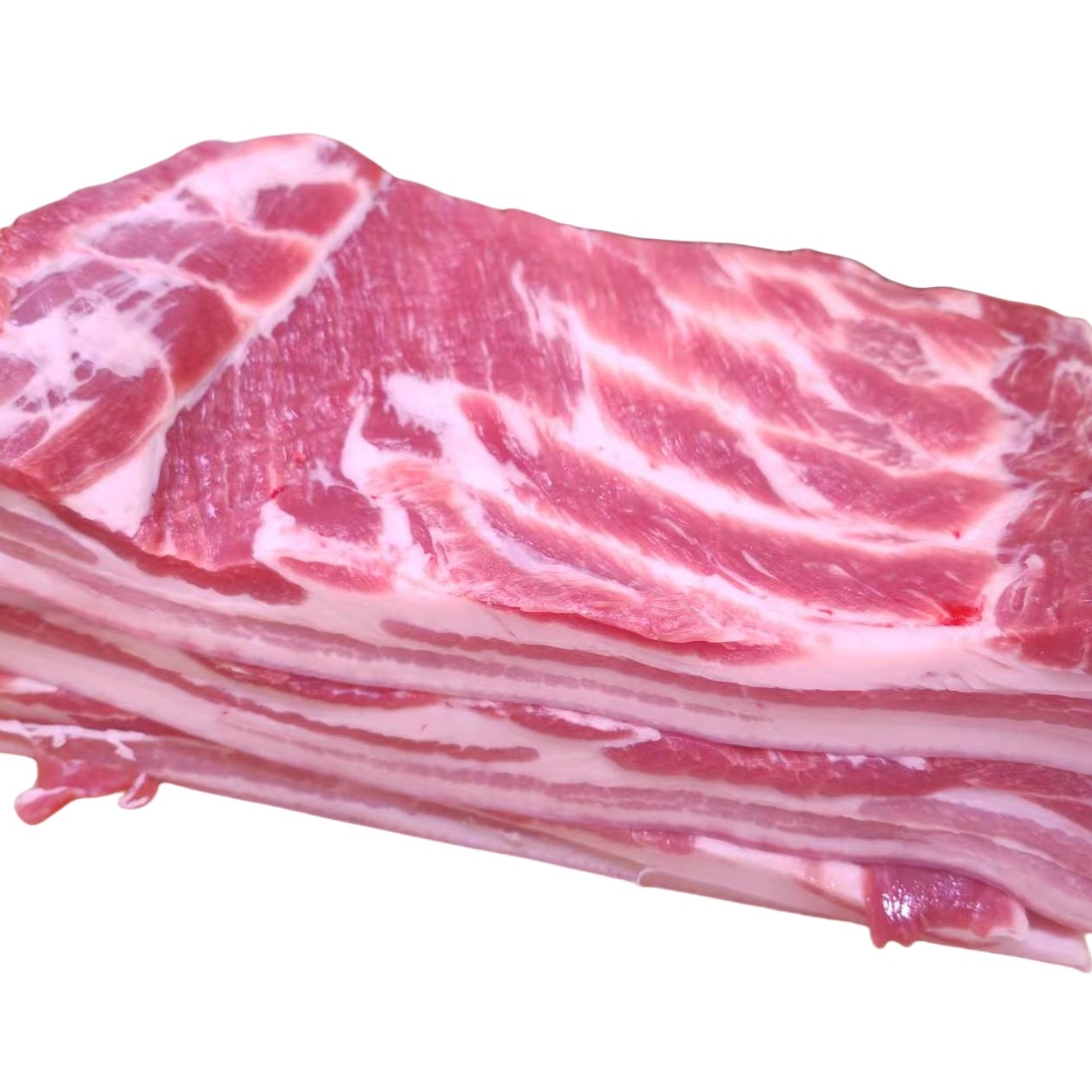 新鲜去通脊下五花肉带皮二级生鲜